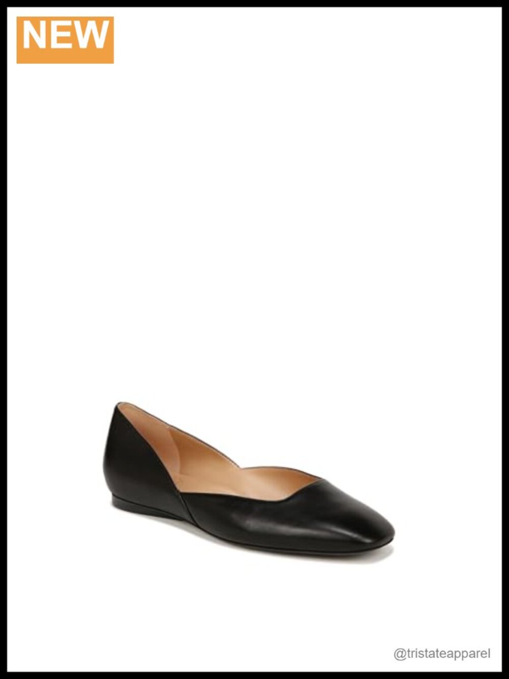 Naturalizer Cody Leather D'Orsay Comfort Ballet Flats Slip On